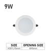 6W 9W 12W 18W LED Downlight 220V Ceiling Light Recessed Down Light Round Panel Lamp LED Spot Light Cold Warm White Neutral Light