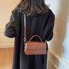 Premium Sense Small Bag Women 2025 New Trendy Versatile Shoulder Messenger Bag Popular Retro Autumn and Winter Portable Small Square Bag