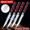 4-piece Steak Knife Set Serrated Blade Steel Utility Knife Steak Knife