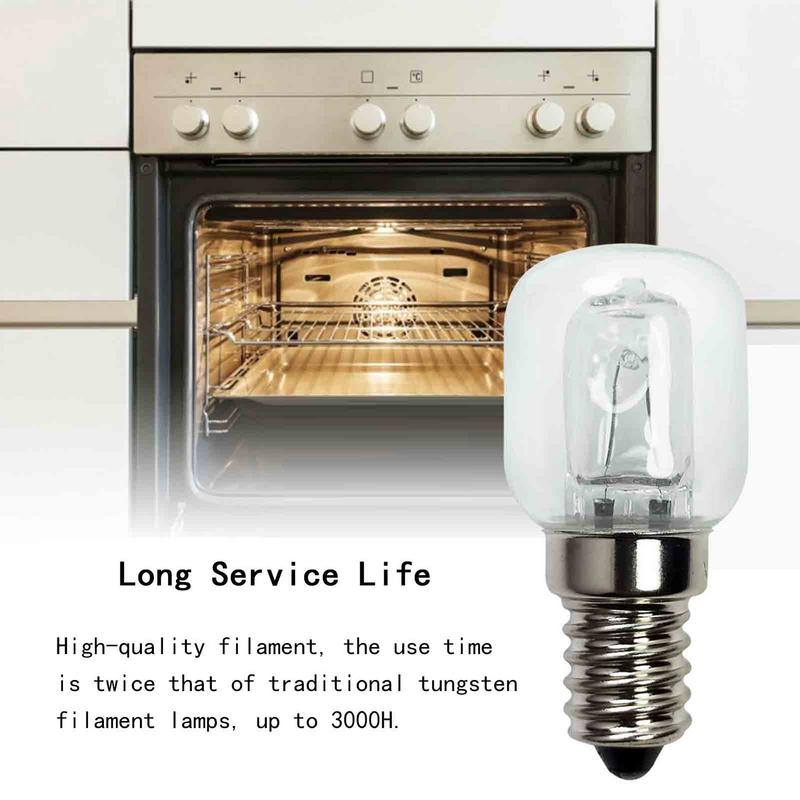 Microwave Bulb 25W Bulbs for Microwave Oven Appliance Microwave Light Bulbs 250 Lumens Replacement Light Bulbs E14 Appliance