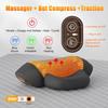 New Electric Neck Massager Pillow Cervical Heating Vibration Massage with Hot Compress Traction for Neck Shoulder Back