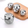 1PC Seasoning Ball Ball Shape Stainless Steel Tea Infuser SpiceBall  With Rope Chain