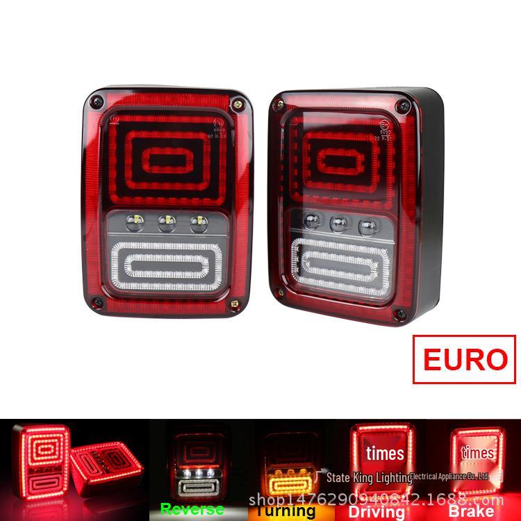 LED Tail Light for Jeep Wrangler - New Off-Road Back-Shaped Design