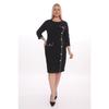 X Modapo Woman Buttoned Big Size Dress