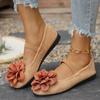 Fashion Women Flats Fashion Casual Flower Single Sneakers Women Spring New Pointed Toe Flat Shoes for Women Mary Jane Large Size Loafers