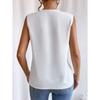 Women's Vest Summer Multi-Layered V-Neck Solid Colour Vest Women's Sleeveless Tops