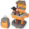 31 PCS Kids Tool Set Engineer Role-Play Toy Backpack Simulation Construction Accessories Tools Toys Pretend Playset