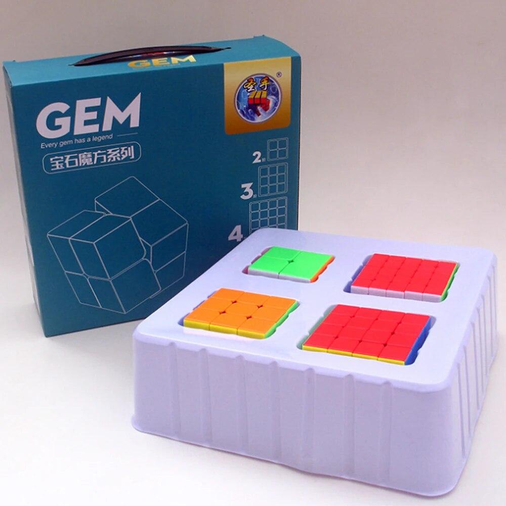 3*3 2*2 4*4 5*5 Speed Cubes Set Gift Box Sengso ShengShou 3x3x3 4x4 5x5 2x2 Magic Cubomagical Kit Toy for 5 Year-old Boy Elderly
