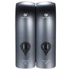 CHUANGDIAN 300ml*2 Wall Mounted Double-Head Manual Soap Dispenser Shower Gel Liquid Shampoo Dispenser Holder