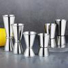 1Pc Cocktail Bar Jigger Stainless Steel Japanese Design Jigger Double Spirit Measuring Cup For Home Bar Party Bar Accessories Club