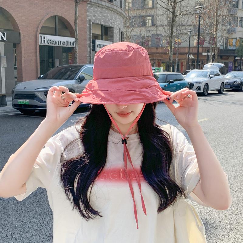 Summer Wide Brim Sun Hat Woman Daily Casual Bucket Hat Ladies Spring Travel Fisherman Cap Girl UV Protection Visor Hats