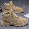 Fashion Men Shoes Four Seasons Short Boots New British Style Fashion Anti Slip Comfortable Mountaineering Boots Sports Casual Shoes