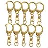 Metal Lobster Clasp Keychain Clip Easy To Use Replacement DIY Swivel Snap Hook