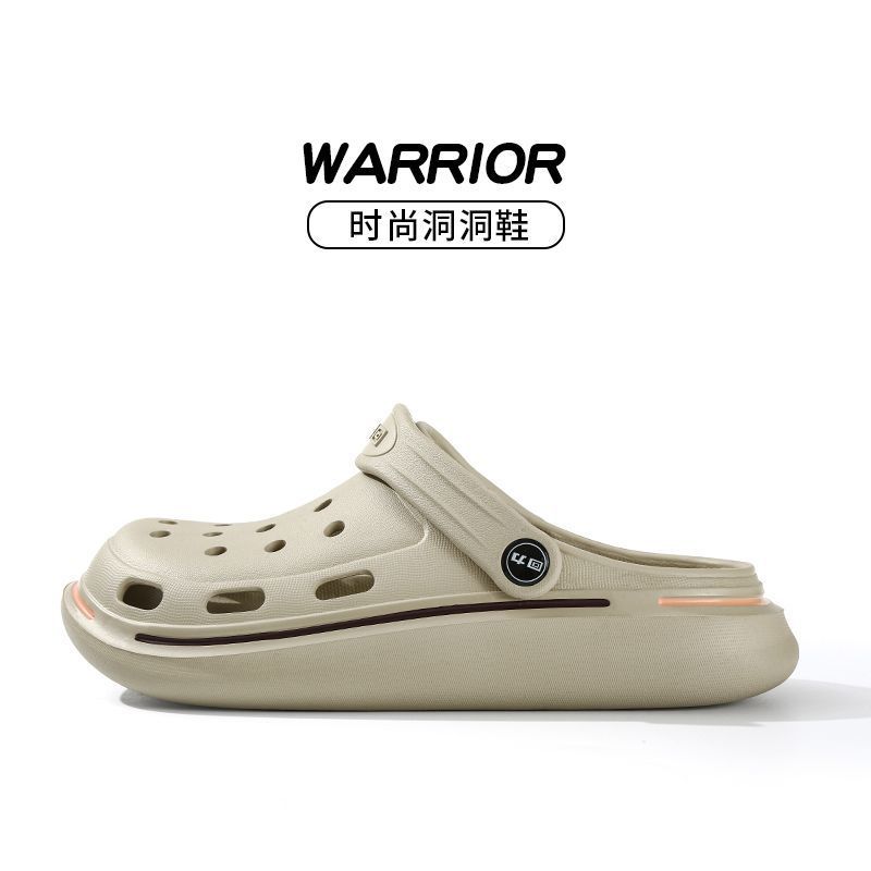 Pull Back Fashion Hole Shoes Men's Comfortable Stepping On Shit Feeling Bag Head Drag Outside Wear Non-slip Thick-soled Wear-resistant Outdoor Beach