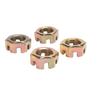 4PCS 20mm Wheel Hub Axle Castellated Nuts Steel Alloy Powerful Performance for 150cc 250cc Quad Dirt Bike ATV