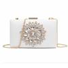 SCIONE White Women Clutch Bag Wedding Clutch Purse Bridal Evening Crystal Bags Luxury Small Crossbody Bags