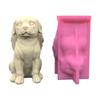 3D Flower  Mold Silicone Mold Dog Shaped  Vase Mold Easy To Use for Crafting Concrete and Epoxy Candle Holders