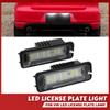 For VW Golf 4 5 6 7 MK4 MK7 Passat CC Polo Scirocco Leon Ibiza 2PCS LED Number License Plate Lights Lamp