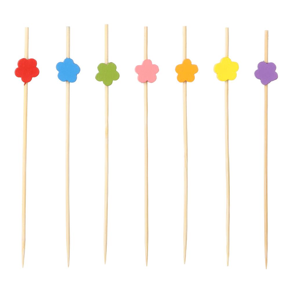 Salad Sandwich Toothpicks Food Fruit Cocktail Decor Bamboo Picks Handmade Toothpicks Fruit Sticks