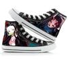 2024 Demon Slayer Print Canvas Shoes Fashion Anime Student Men Women Unisex Casual Shoe Lovers Couples Shoes