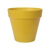 ELHO Loft Urban 25 Round Flowerpot - Outdoor - Ø 24.5 X H 22.2 Cm - Ochre Yellow