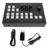 HD Multimedia Live Stream Switcher 4 Input 2 Output 3.5mm Stereo Video Mixer Switcher for Real Time
