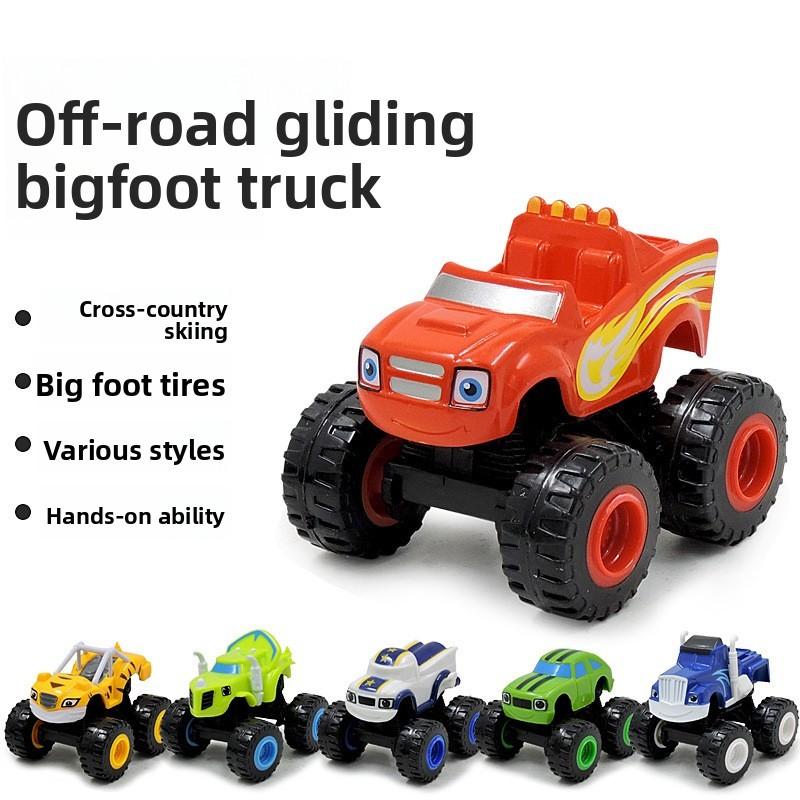 And Blaze The Monster Machines Vehicles Kids Toy Racer Cars Trucks Gift Set 6pcs