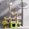 Cat Large Multi-layer Roaming Wonderland Cat Climb Stable Multifunctional Cat Scratch Board Pet Space Capsule Cat Nest Toy