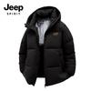 JEEP SPIRIT Unisex Hooded Thickened Winter Padded Jacket