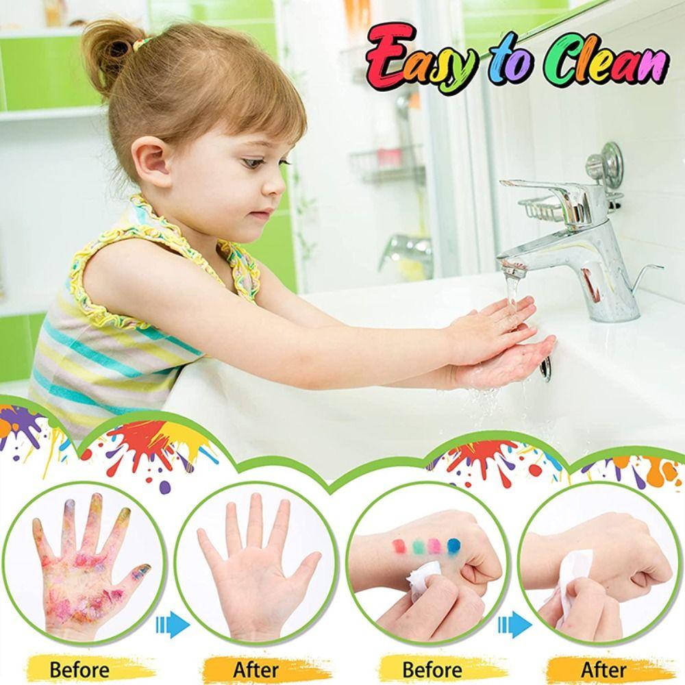 Clear Stamping Finger Painting Inkpad Quick-drying Graffiti Inkpad DIY Painting Ink Pad Children