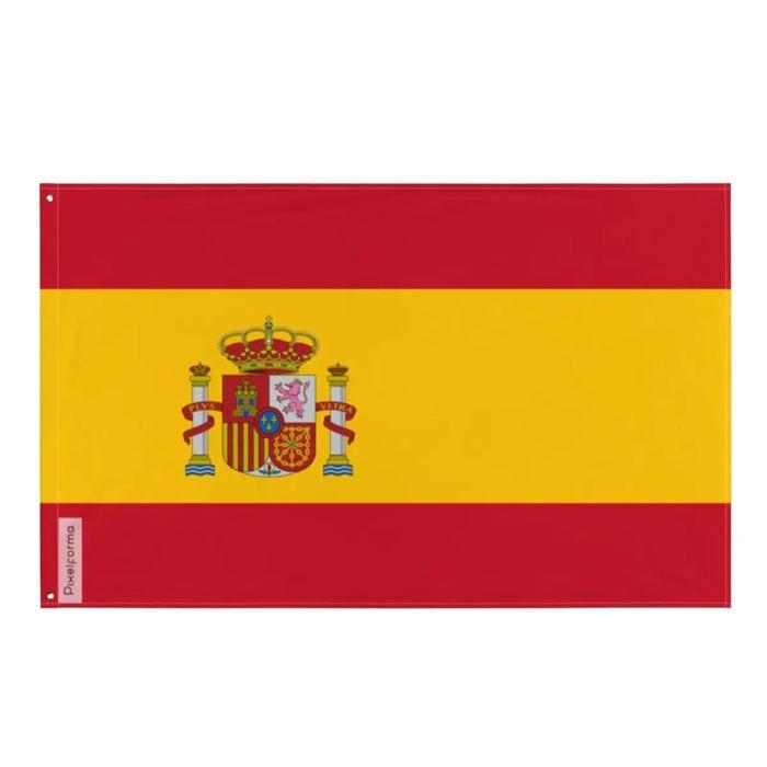 Drapeau - Espagne - 90 X 150 Cm - Polyester - Recto/verso - Œillets En Fer