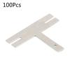 For T Shaped 100 Pcs Nickel Sheets Long Battery Spot Welding Machine Welder Washers Nickel Plated Steel Strap Strip Shee