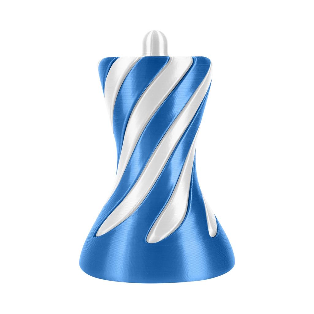 3d Printed Decompression Toy Spinning Spiral Penetrating Sculpture For Stress And Anxiety Relief