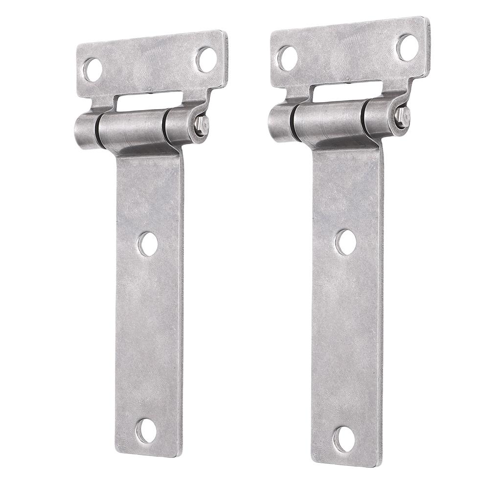 1 Pair 316 Stainless Steel Marine Grade T Hinge Sturdy Heavy Duty Boat Hinge for Yacht Interior Hatches 135x58mm
