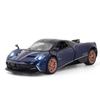 Pagani Huayra Dinastia 1:32 Zinc Alloy Car Model Sound and Light Pull Back Toy Vehicle Childrens Gifts Diecast Scale Model