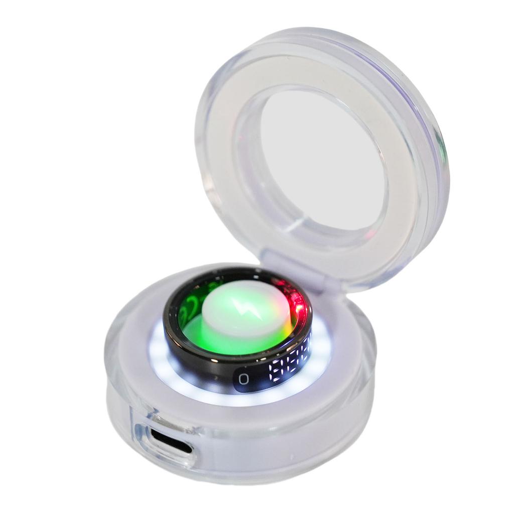 Smart Ring Gesture Control Health Tracking Waterproofing Fitness Rings with Touch Display for Business Travel 8 ID: