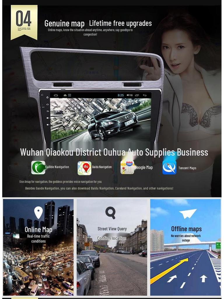 Smart Android Navigation & Reversing Screen for BYD L3 (2010-2016)