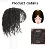 MISS WIG Synthetic Bangs Invisible Seamless Head Hair Water Ripple Hair Air Bangs Head Overhead Natural Invisible Wig For Women