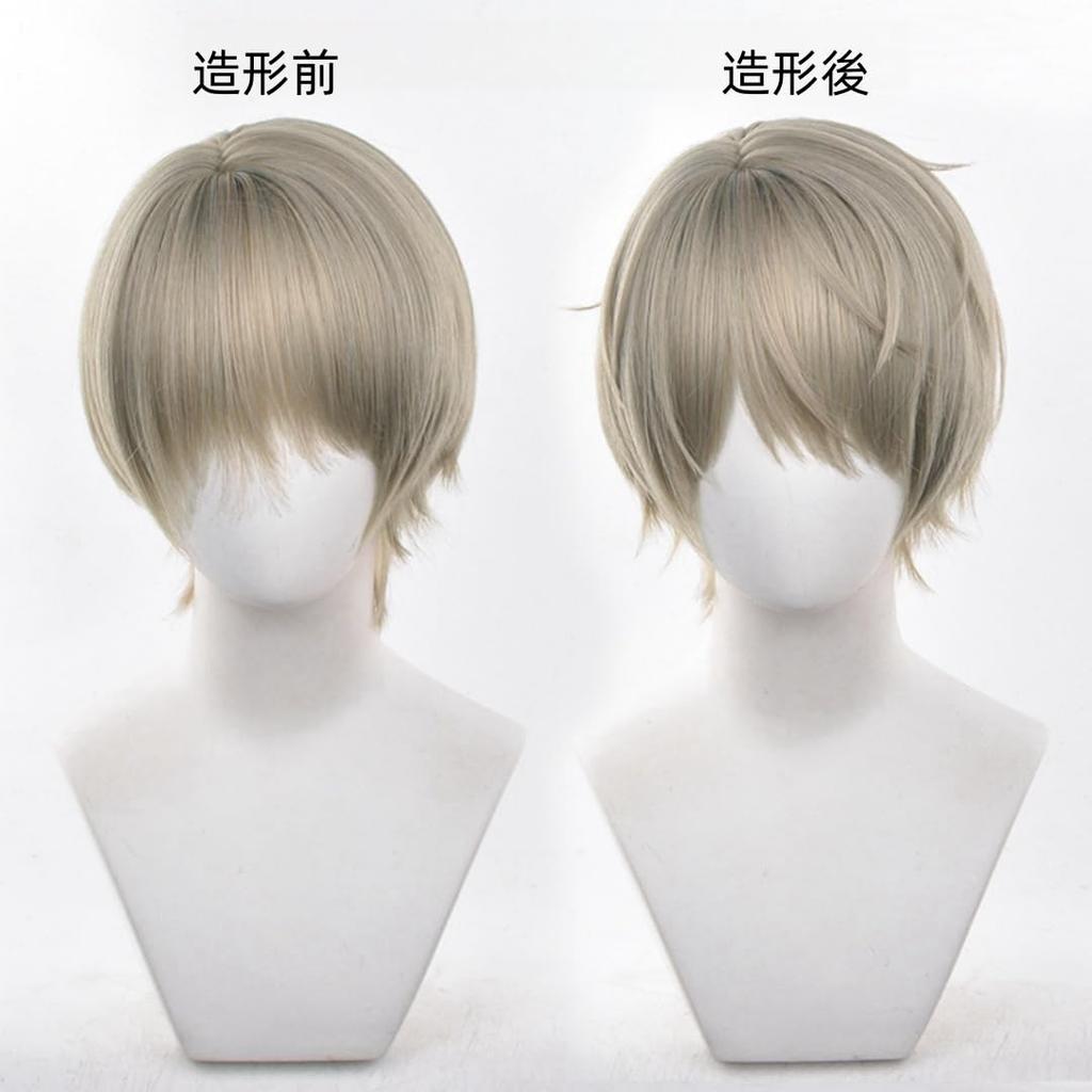 Akixen Seiya Wig from Koi To Anime Heat School Cultural Festival Miku, Cosplay, Hairnet, Fashion, Gift, Event, Halloween, Christmas, Resistant,