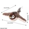 Interactive Cat Toys Rechargeable Chirping Flapping Bird(no Flying) with Catnip for Indoor Cats Kitten Touch Activated Plush Toy