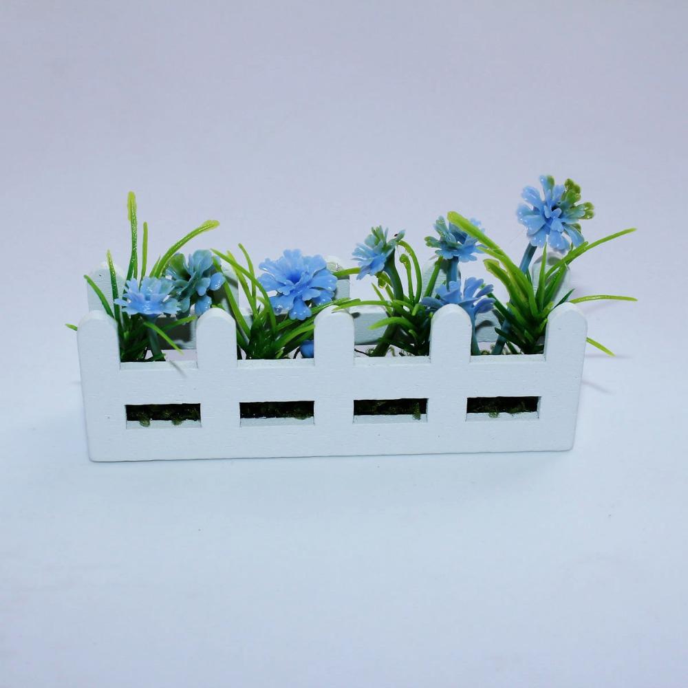 1:12 Scale Miniature Potted Plants Lifelike Artificial Doll Plants Fake Daisy  Children