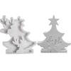 Christmas Casting Mold Christmas Silicone Candle Holder Mold Realistic Appearance Handcraft Making Mold For Making Candle Holder