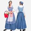 Farm Manor Maid Sells Match Dresses Artistic Parent-Child Clothing Performance Drama Performance Clothing
