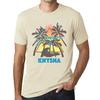 Men’s Vintage Tee Shirt Graphic T Shirt Summer Triangle Knysna Natural