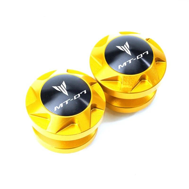 Moto Accessories Aluminum CNC Swingarm Sliders Spools Fit For YAMAHA MT03 MT25 MT09 MT10 MT 09 10 03 TRACER MT07 900 GT 900GT