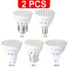 GU10 LED E27 Lamp E14 Spotlight Bulb 48 60 80leds Lampara 220V GU 10 Bombillas Led MR16 Gu5.3 Spot Light Home