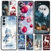 Christmas Graphic Printed Phone Case For Samsung Galaxy S24 S23 Ultra S22 S21 S20 FE 5G S10 S10E S9 Plus S8 Soft Silicone Cover