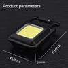Portable Portable Key Chain Camping Lamp Multi-functional COB Charging Emergency Light Mini High-brightness Camping Lamp