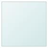 345070 vidaXL Table Top Transparent 30x30 Cm Tempered Glass
