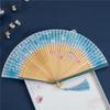 Chinese Style Multiple Colors Decorative Folding Fan Ornament Art Craft Performance Props Bamboo Dance Party Show Gift Accessories